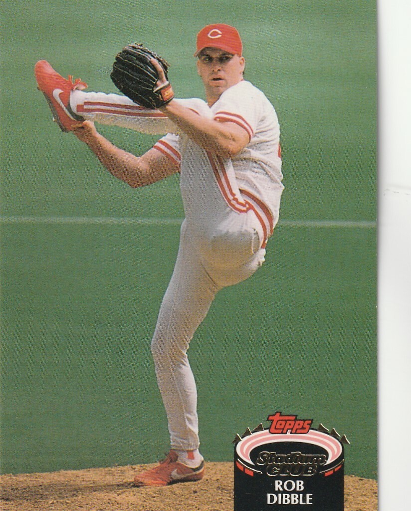 FREE SHIPPING-MINT-1992 Topps Stadium Club Rob Dibble #584 PLUS BONUS CARDS