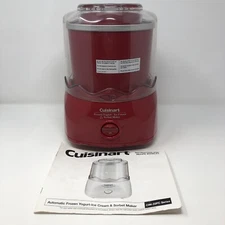 🍧Cuisinart Automatic Frozen Yogurt, Ice-Cream & Sorbet Maker, Red, CIM-23RPC