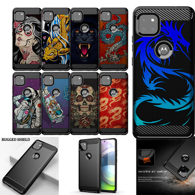 For [Moto One 5G ACE][Flex TPU Fiber SET10] Shock Slim Flexible Case