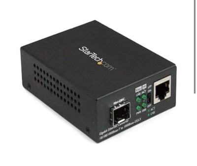 Gigabit Ethernet Fiber Media Converter with Open SFP Slot - TAA, MCM1110SFP