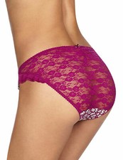 M S Magenta BRAZILIAN BIKINI BRIEFS Size M - UK 12 BRAZILIAN BRIEF THE BIKINI MIX
