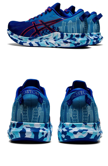 スパイク・シューズ Asics Gel Noosa Tri-13 'Boston' 11.5, 12~ ASICS Gel Noosa Tri-13 Boston Marathon Blue Red Running