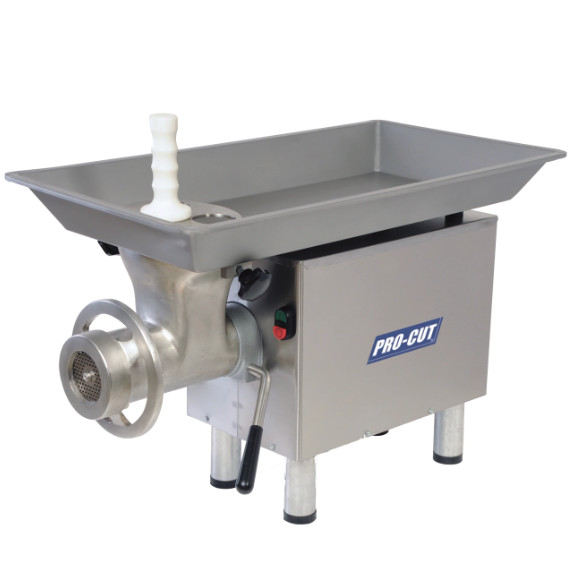 PRO-CUT KG-22W High Capacity Electric #22 Hub Stainless Steel Meat Grinder