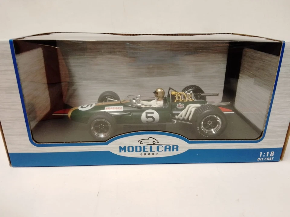 MCG Brabham BT20 #5 Jack Brabham World Champion 1966 Mexico GP 1/18 MCG18608F - Immagine 2 di 3