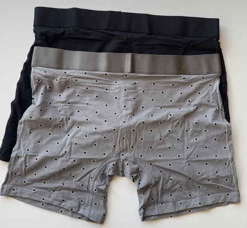 Tommy John Cool Cotton 6” Boxer Briefs 2 Pack XL Pima Cotton 39-42” New $55 - Picture 2 of 4