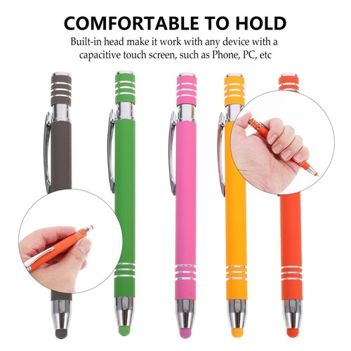 5 Pcs Metal Ballpoint Pen Pens for Touch Screens Digital Capacitive - Zdjęcie 6 z 12