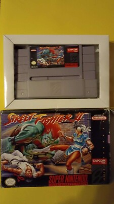 Street Fighter II (SNES, 1992) - Box /Cartridge TESTED