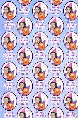 MS RACHEL Personalised Birthday Gift Wrap - Ms Rachel Birthday Wrapping Paper