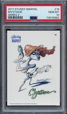 2011 Stussy Marvel Series 2 #16 Mystique PSA 10 ?RARE? | eBay