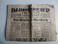 Darmstädter Echo 1946 Sonderausgabe Die Urte...