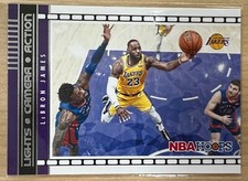 LeBron James 2021-22 Panini Hoops Basketball No.28 Lights/Camera/Action