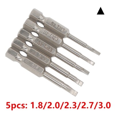 5stk Magnetischer Dreikant-Schraubendreher-Bit-Satz TA1.8/TA2/TA2.3/TA2.7/TA3mm