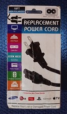 10 ft Non-Polarized Replacement Power Cord Re-Plug Versatile Power Solution
