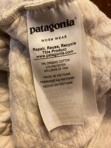 Patagonia Herren kleiner Bio-Baumwolle Snap-T Knopf gesteppter Pullover - ANSEHEN - Bild 15 von 15