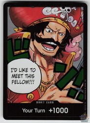 One Piece TCG Gol.D.Roger DON!! Card Carrying On His Will (OP13) Foil