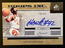 2006-07 SP Signature Hoops Inc Autograph Connie Hawkins Hawk 42 #25/25