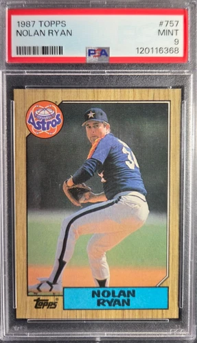 1987 Topps Nolan Ryan #757 Astros PSA 9