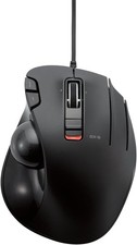 ELECOM EX-G Wired Trackball Mouse, Ergonomic, Thumb Control, Smooth Tracking