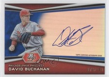 2012 Bowman Platinum Prospects Blue Refractor 170/199 David Buchanan Auto 0w4