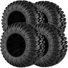 (QTY 4) 26x11x12 EFX MotoClaw LRC Black Wall Tires