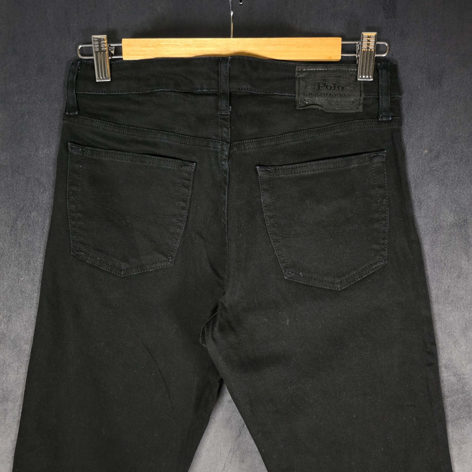 Polo Ralph Lauren Boys Black Jeans Youth XL 18–20 Straight Leg Stretch Denim image 7