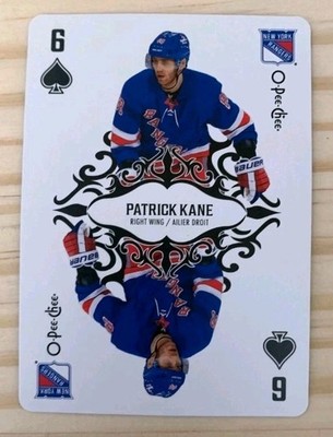Patrick Kane - New York Rangers 2023-24 O-Pee-Chee Playing Cards #6SPADES RARE!!