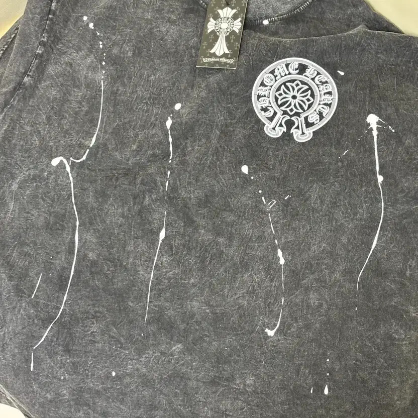 Chrome Hearts Black Washing Paint Short Sleeve T-Shirt thumbnail 2