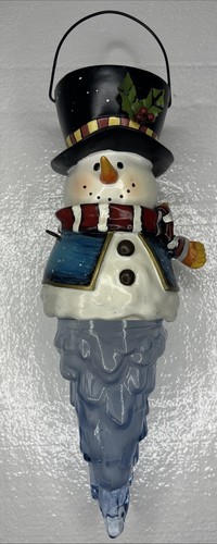 Solar Schneestiel hängendes Schneemannlicht - WEIHNACHTEN - WINTER