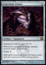 Argentum Armor - Heavy Play MTG Scars of Mirrodin