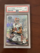 2022 Clemson Georgia Tech Commemorative Card - Cade Klubnik 1st Game /299 PSA9
