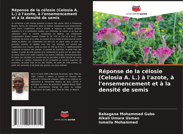 Babagana Mohammed Gubo (U. A.) | RéPonse De La CéLosie (Celosia A. L.) à...-image