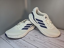 Adidas Runfalcon 5 Shoes Cloud White Dark Blue Core Black JR5088 Mens Size 9.5
