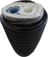 Outdoor Wood Furnace Boiler Insulated Wrapped dual line 1" Rehau Pex -50 ft roll