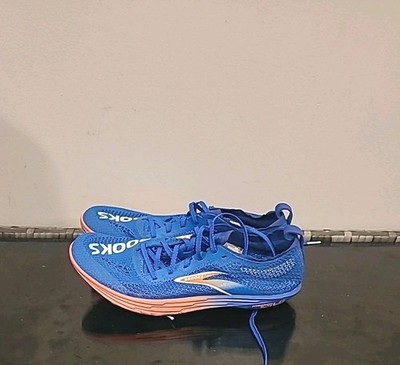 Brooks Hyperion Elite LD Running Spikes-Blue Men's US Sz 9/10.5 Women's 