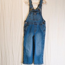 Oshkosh B  Gosh Denim Carpenter Bib Overalls Toddler size 5 Classic Farming