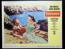 Kirk Douglas · Silvana Mangano – Ulysses 1955 Paramount Lobby Card #3