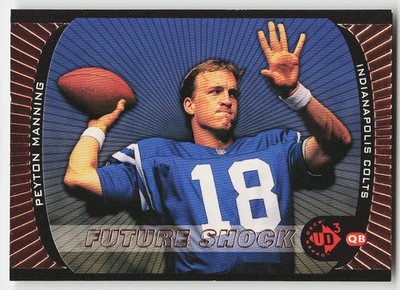 1998 Upper Deck UD3 #1 Peyton Manning FOOTBALL Indianapolis Colts