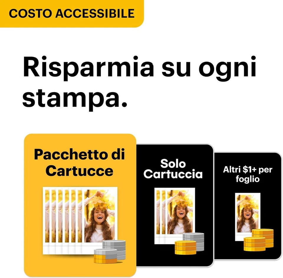 KODAK Mini 2 Retro 4PASS Stampante Fotografica Portatile (5.3x8.6cm) Pacchetto - Immagine 2 di 4