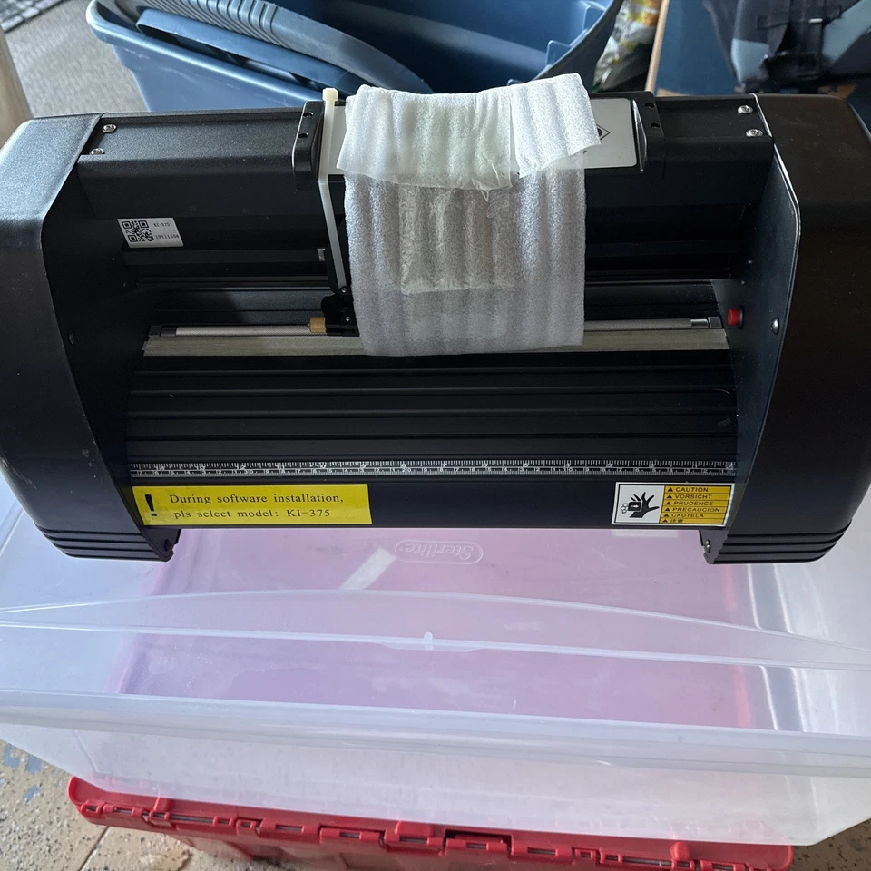 Vinyl Cutter Plotter Cutting 14" Sign Maker Graphics Handicraft Wide Format - Image 2 of 2