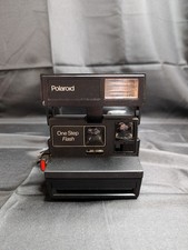 Polaroid 600 One Step Flash - Instant Film Flash Tested Camera w/ Strap