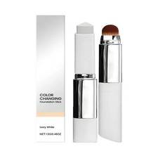 Color-Changing 2-In-1 Foundation Stick - Lightweight & Moisturizing for All Skin