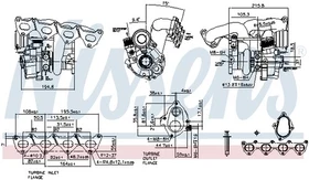 NISSENS Turbolader mit Dichtungen für SEAT Alhambra VW Golf VI AUDI A1 Jetta IV 