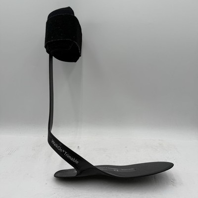 E10 OTTOBOCK WALK ON LEFT LARGE ANKLE BRACE BLACK, TRIMABLE.