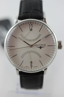 ELYSEE Sithon Herrenuhr  Retrograde-Datum+24Std im Bauhaus-Stil  42mm 13270