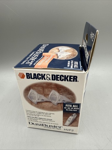 Black & Decker Dust Buster HVF2 Cordless Vac Replacement Filters NEW IN BOX - Picture 2 of 4