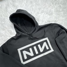2025 Official Nine Inch Nails Peel It Back Tour Large Black Hoodie Metal NIN XXL