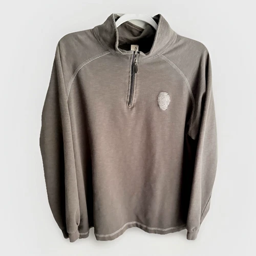 Thumbprint Cellars Winery 1/4 Zip Sweater L Sonoma Wine Shirt California USA Mad