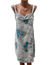 ELISA CAVALETTI Gr. S Trägerkleid Kleid Bestickt Mehrfarbig Spitze Geblümt