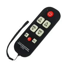 A-TV10 Universal Waterproof Learning Remote for  All Brand TV with Large Buttons