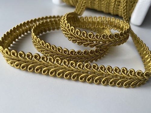 Rayon Braid Cord Gimp Scroll Textile Pillow Trimming Curtains 10mm ANY LENGTH - Picture 26 of 44
